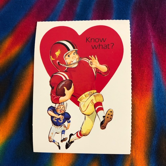 Vintage unused Valentines Vtg Teacher Valentines Day cards 50s 60s 80s lot of 3 - Picture 5 of 13